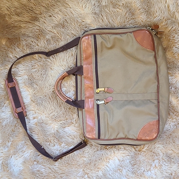 L.L. Bean Other - LL Bean Brown Taupe Fall Laptop School Messenger Bag